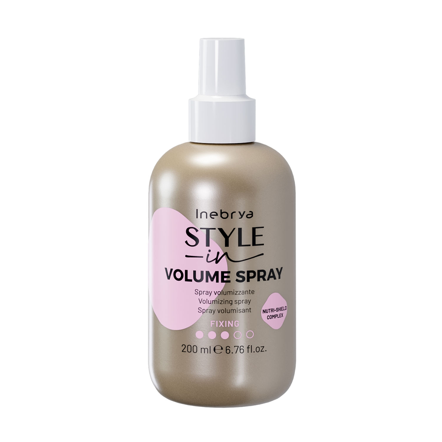 Спрей для об'єму волосся Inebrya Style-In Volumizing Spray фіксація 3, 200 мл